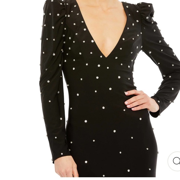 MAC DUGGAL Ieena- Beaded Stone Evening Gown Size 6 NWT‎ - Picture 2 of 13